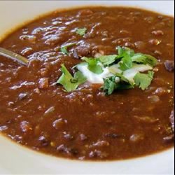 Black Bean and Tomato Soup