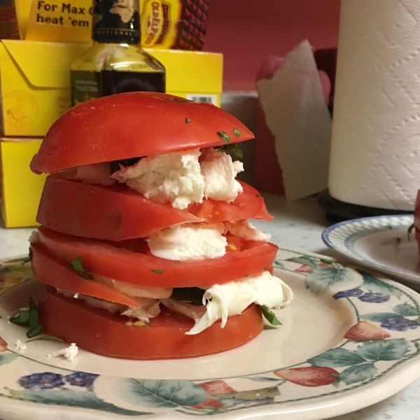 Stacked Tomato and Burrata Salad