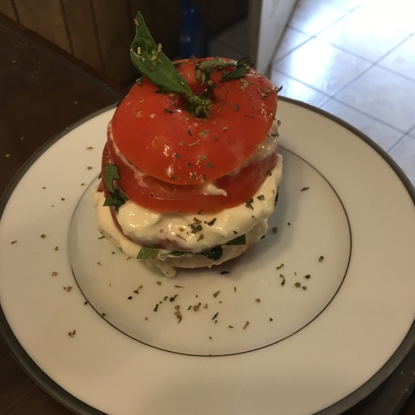Stacked Tomato and Burrata Salad