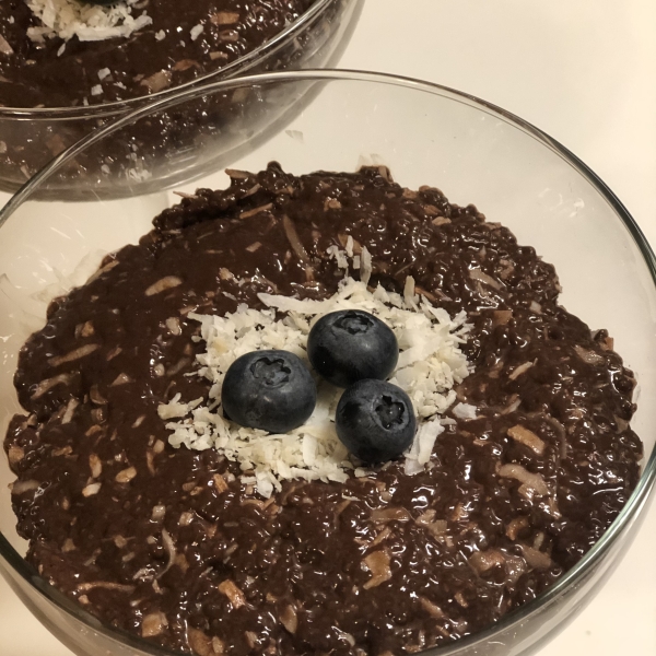 Chocolate-Coconut Chia Pudding