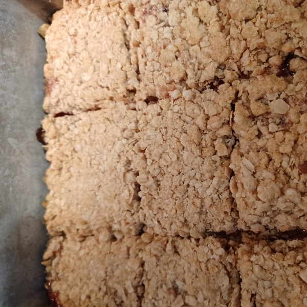 Delicious Raspberry Oatmeal Cookie Bars