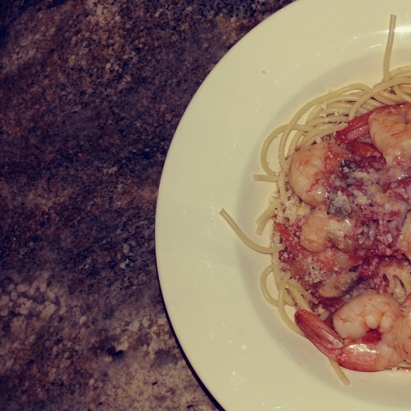 Shrimp Pasta with Tomato Basil Sauce