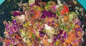 Colorful Coleslaw with a Kick