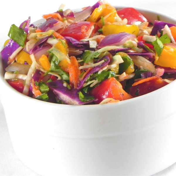 Colorful Coleslaw with a Kick