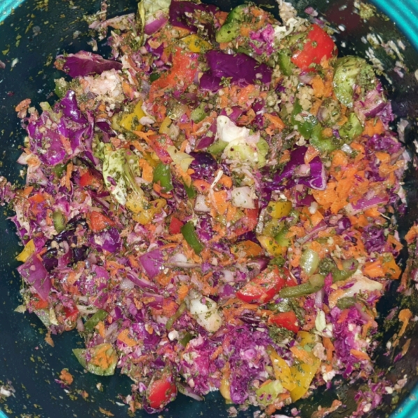 Colorful Coleslaw with a Kick