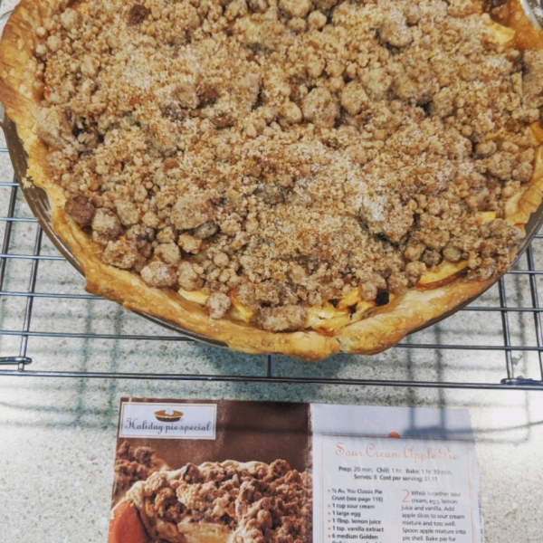 Sour Cream Apple Pie II