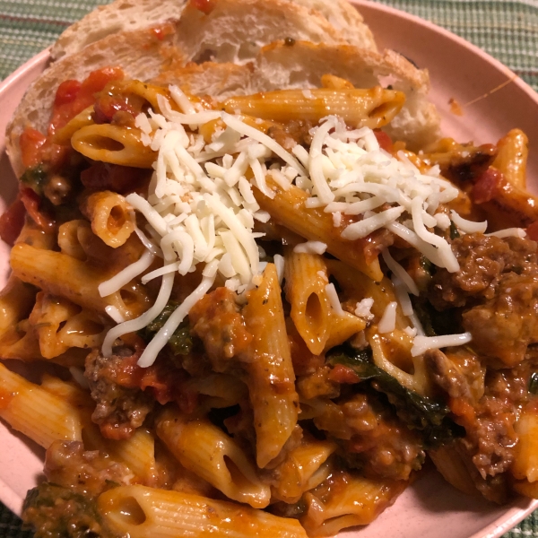 Pressure Cooker Messy Lasagna