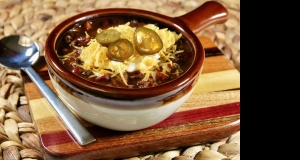 Smoky Beef and Bacon Chili