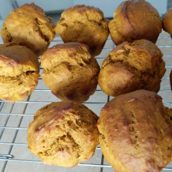 Mini Pumpkin Muffins with Orange Drizzle