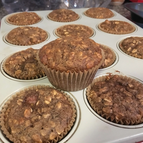 Fresh Fig Oatmeal Muffins