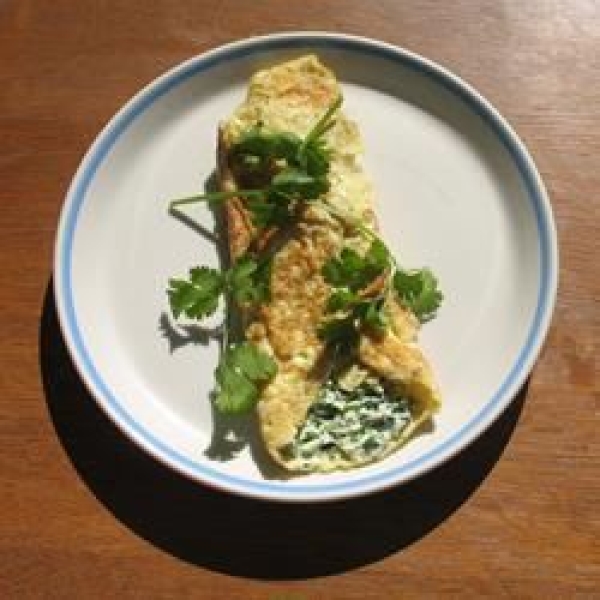 Herbed Cream Cheese Omelet