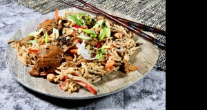Cold Soba Noodles with Pork Tenderloin