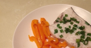 Baked Swordfish in a White Wine Sauce