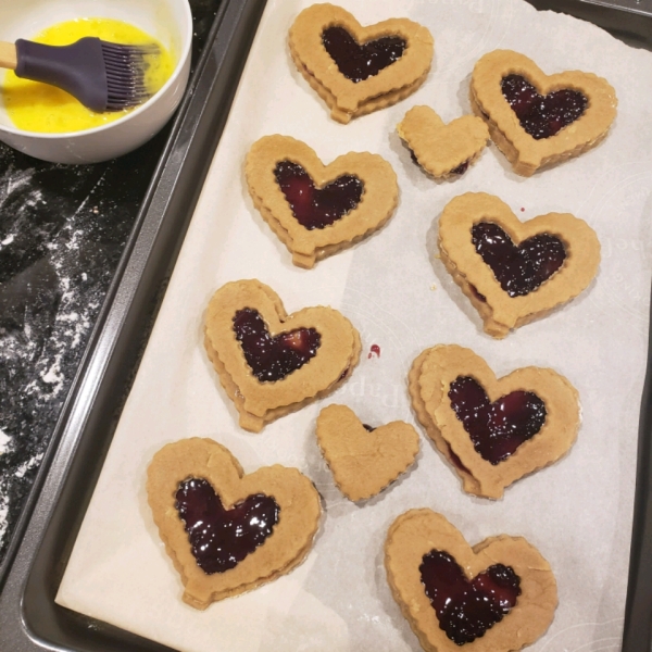 Raspberry Hearts