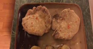 Easy Baked Pork Chops Marinated in Italian Dressing