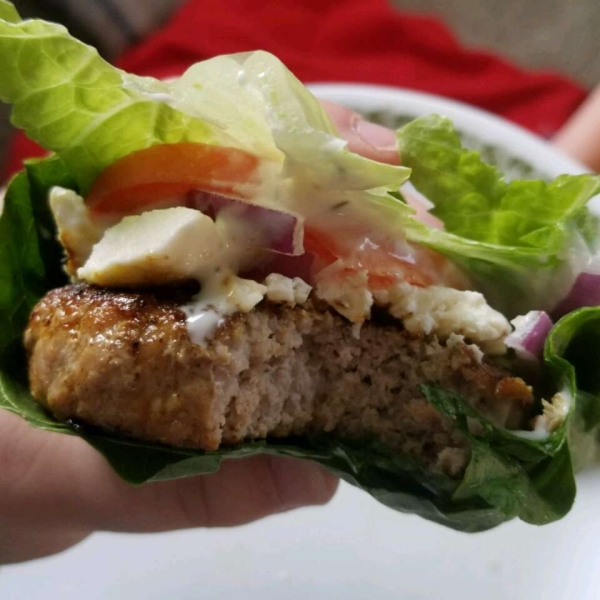 Greek Turkey Burgers