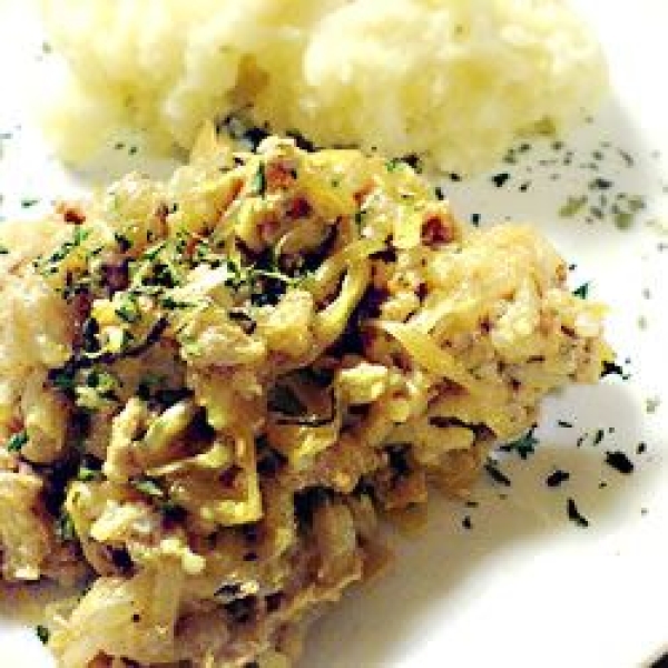 Pork Balls and Sauerkraut