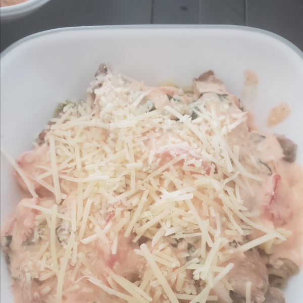 Quick Tomato Basil Cream Sauce