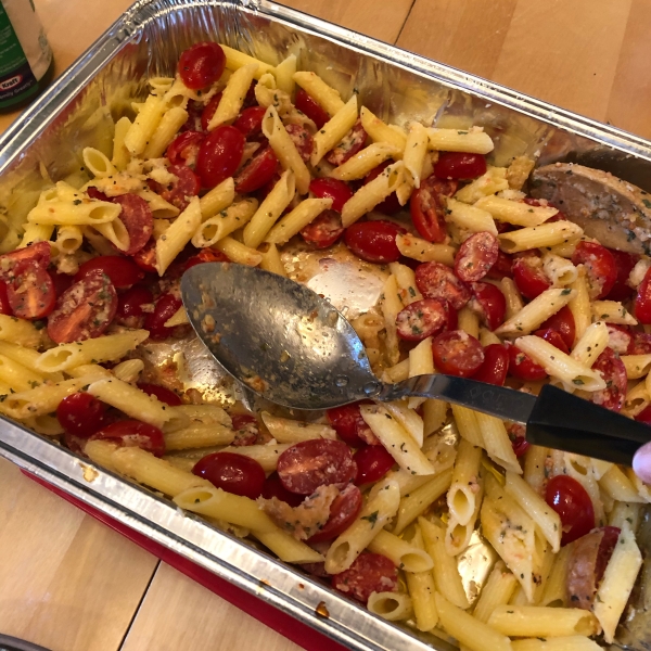 Spaghetti with Oven-Roasted Cherry Tomatoes