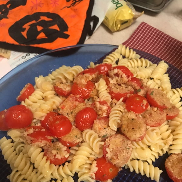 Spaghetti with Oven-Roasted Cherry Tomatoes