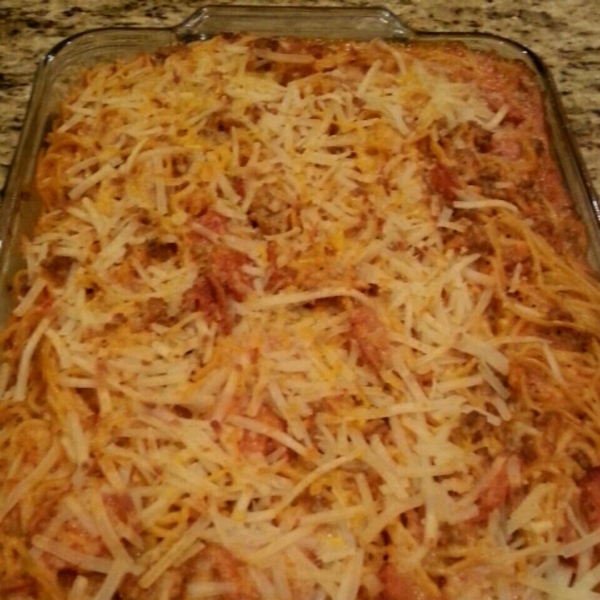 The Best Spaghetti Casserole