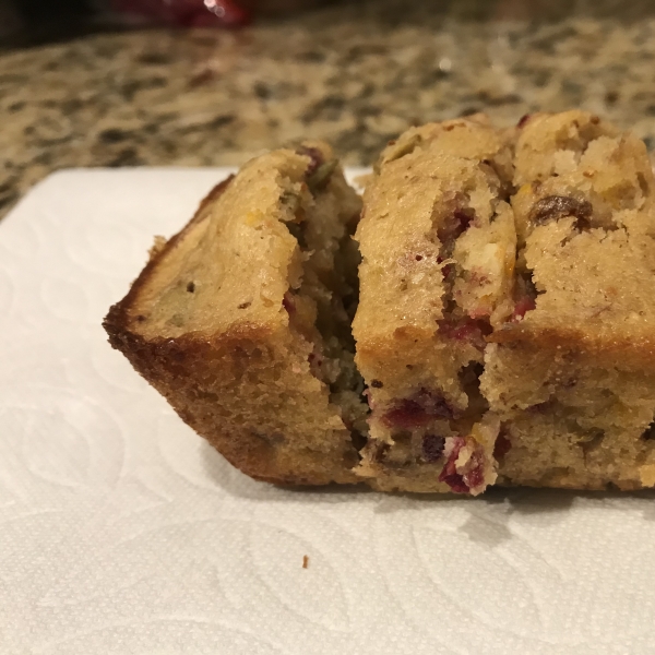 Cherry Pineapple Banana Bread