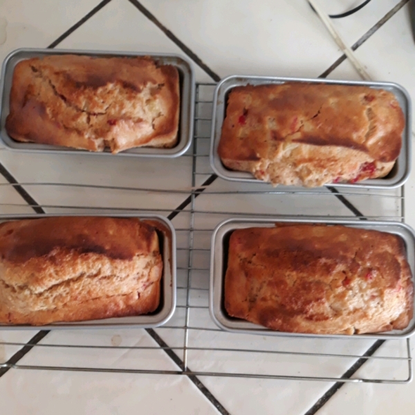 Cherry Pineapple Banana Bread
