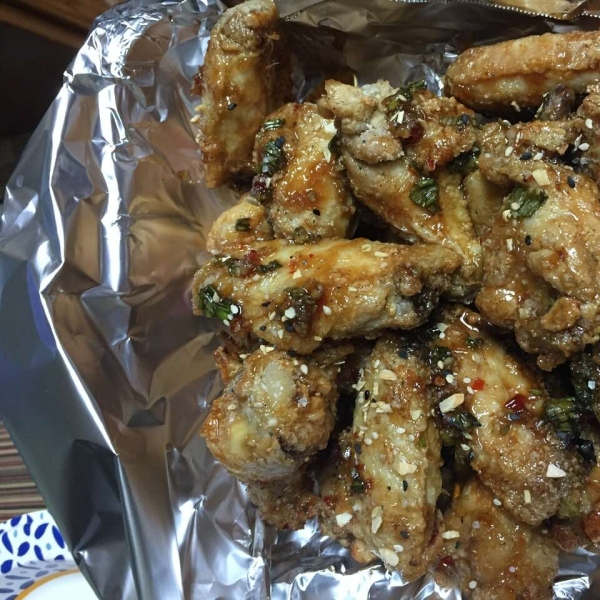 Air-Fried Korean Chicken Wings