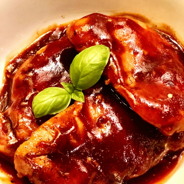 Slow Cooker Barbecue Chicken Breast