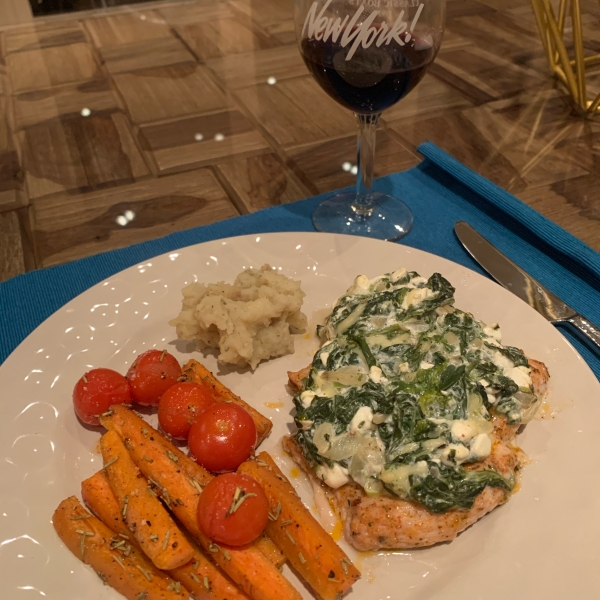 Cottage Cheese Spinach Chicken