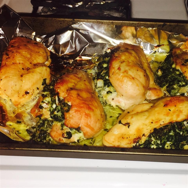 Cottage Cheese Spinach Chicken