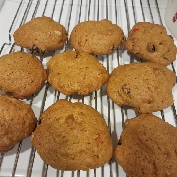 Persimmon Raisin Cookies