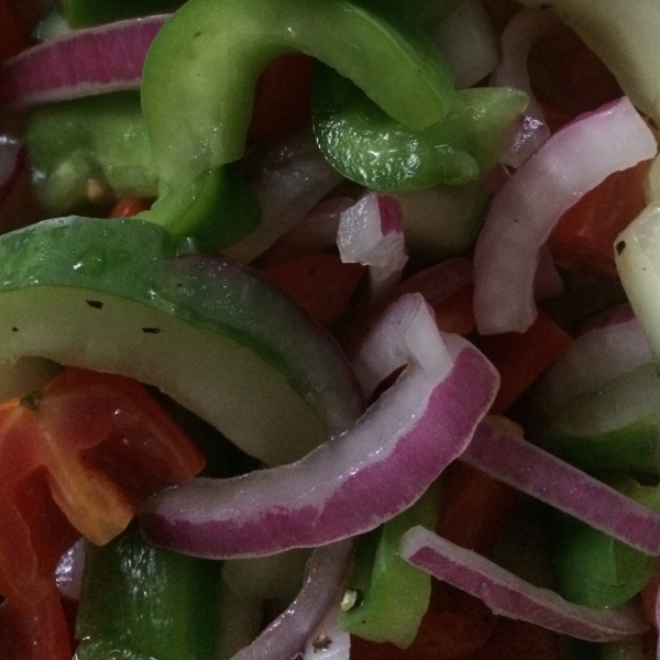 Tomato and Pepper Salad