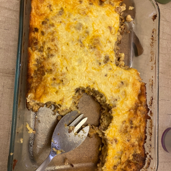 Christmas Breakfast Sausage Casserole