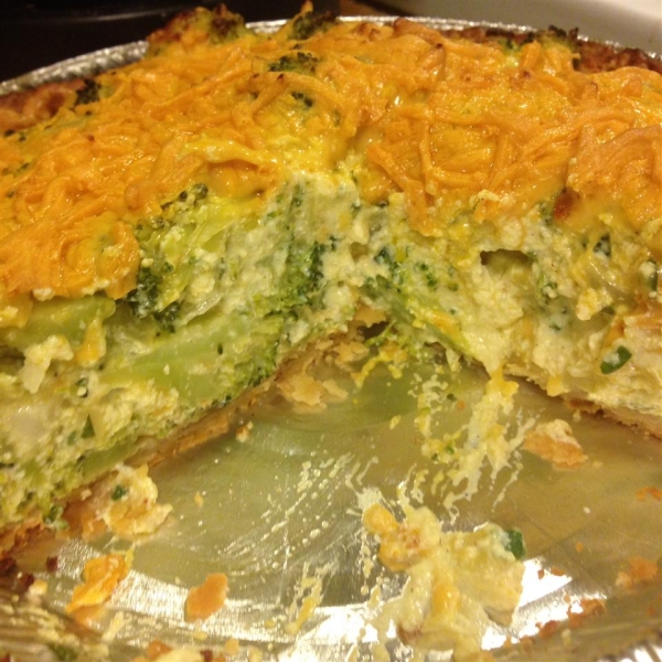 Tofu Quiche with Broccoli