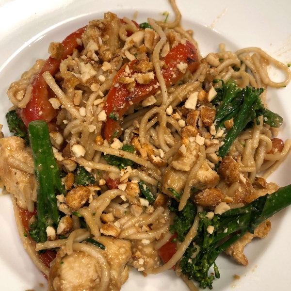 Udon Peanut Butter Noodles