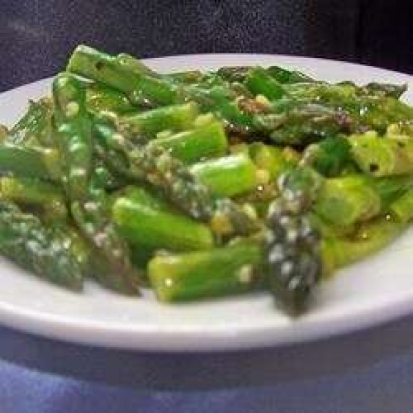 Garlic Asparagus with Lime