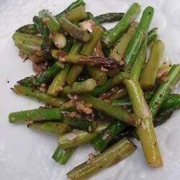 Garlic Asparagus with Lime