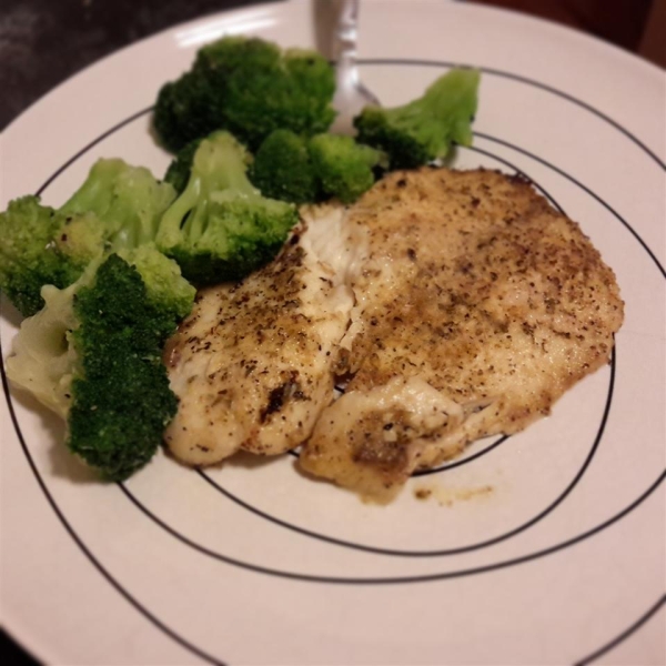 Herb Crusted Tilapia with Garlic Butter