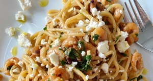 Shrimp, Feta, and Espelette Pepper Pasta