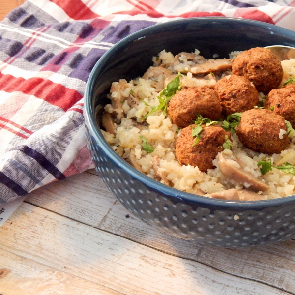 Cauliflower Rice Stroganoff