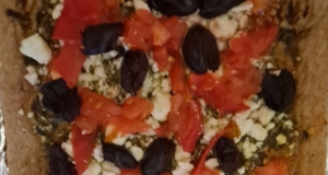 Mediterranean Pesto Pizza
