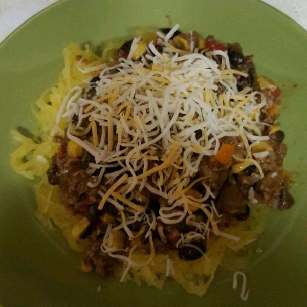 Mexican Spaghetti Squash Stir Fry