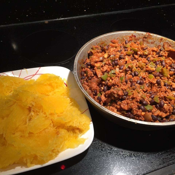 Mexican Spaghetti Squash Stir Fry