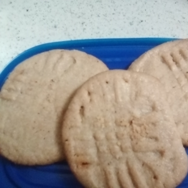 Three Ingredient Peanut Butter Cookies