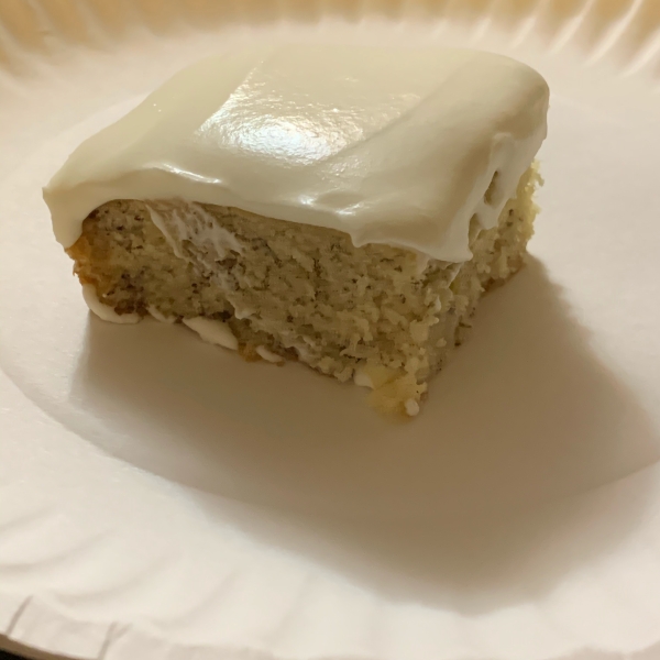 Frosted Banana Bars