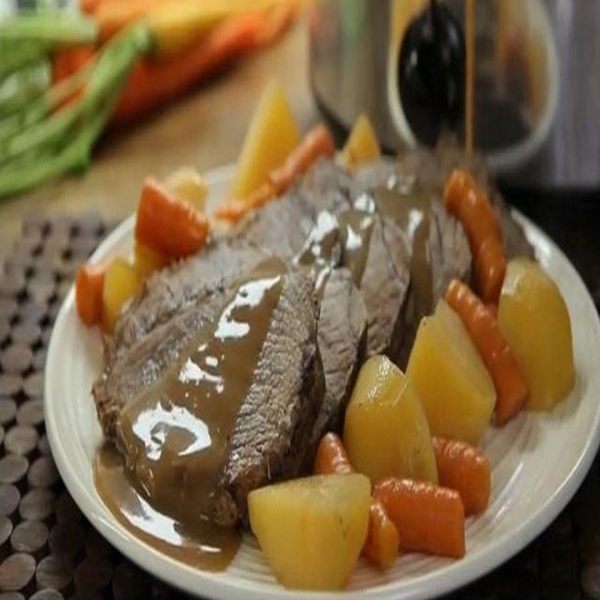 Slow Cooker Apple Cider Pot Roast