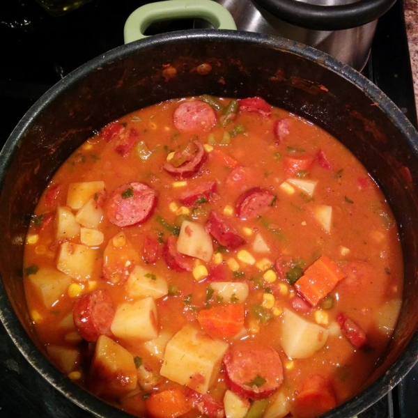 Pinto Bean and Sausage Soup