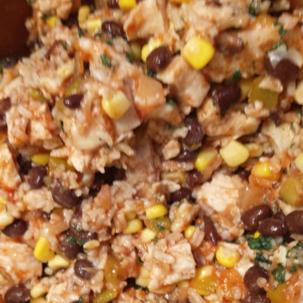 Mexican Chicken and Rice Salad