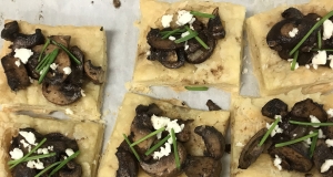 Mini Mushroom and Goat Cheese Tarts